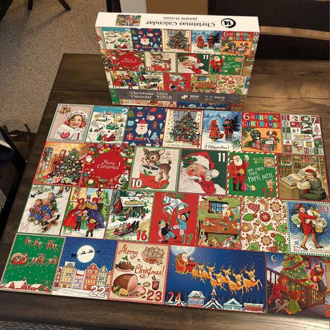 Advent Countdown Nativity Calendar 1008pcs Puzzle